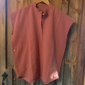 FIGS Rafaela Oversized Scrub Top- Mauve